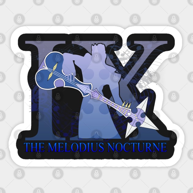 The Melodius Nocturne Sticker by DoctorBadguy